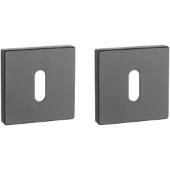 Aprile | Premium Sleutelrozet | 52x52x7mm | Vierkant | Zwart