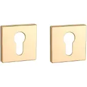 Aprile | Premium Profielcilinder rozet | 52x52x7mm | Goud gepolijst