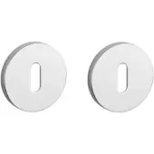 Aprile Comfort Rond Sleutelrozet Ø53x7mm Chroom gepolijst Rozetten