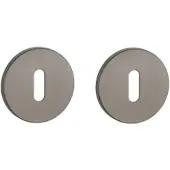 Aprile Sleutel rozet rond 52X5mm grafiet