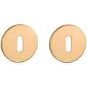 Aprile Sleutel rozet rond 52X5mm Goud satijn
