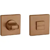 Aprile Premium WC garnituur rozet 52x52x7mm mat koper PVD Toilet Rozet
