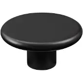 Hermeta Knop Rond Zwart 50mm