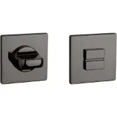 Aprile | Prestige WC garnituur rozet | 52x52x5mm | Antraciet gepolijst PVD