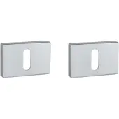Aprile | Sleutelrozet | 50x33x7mm | Rechthoekig | Chroom mat