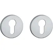 Aprile Comfort Profielcilinder rozet Ø53x7mm mat Chroom Rozetten