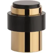 Aprile deurstopper vloer én wand Ø35×43 mm goud gepolijst PVD