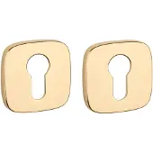 STILE APRILE Cilinderrozet Afgerond Goud Gepolijst 53x53x7mm