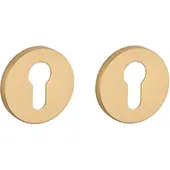 Aprile Comfort Profielcilinder rozet 7mm Ø53mm goud satiné Rozetten