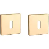 Aprile | Premium Sleutelrozet | 52x52x7mm | Vierkant | Goud gepolijst