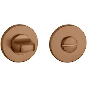 Aprile Premium WC garnituur rozet Ø52x7mm mat koper PVD Toilet Rozet
