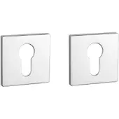 Aprile | Prestige Profielcilinder rozet | 52x52x5mm | Chroom gepolijst