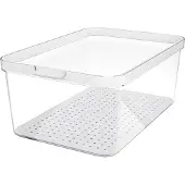 Rotho CAUMA Koelkastorganizer 4.65L Wit/Transparant