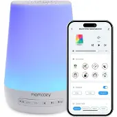 MOMCOZY White Noise Baby Slaapmachine – Nachtlicht - App-bediening - Muziek functie