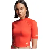 Superdry Run 3/4 Tight Crop T-shirt Met Korte Mouwen