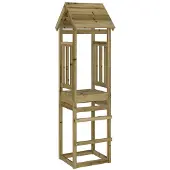 vidaXL Speeltoren 52,5x46,5x206,5 cm geïmpregneerd grenenhout