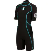 SCUBAPRO Sport 2 Mm Woman Short Sleeve Shorty Zwart 2XL Vrouw