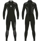 SCUBAPRO Everflex Yulex 5/4 Mm Diving Wetsuit Zwart L Man