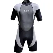 So Dive Lagoon Silver 3 Mm Short Sleeve Shorty Grijs M Man