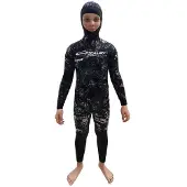 Epsealon Shadow 5/5 Mm Junior Spearfishing Wetsuit Zwart 8-10 Years Kinderen