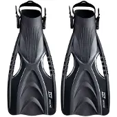 Ist Dolphin Tech Speedy Diving Fins Zwart EU 44-48