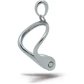 Ossidabile Nose Clip Pendant Zilver 25 x 20 mm