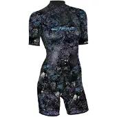 Epsealon Spearfishing 2.5 Mm Woman Short Sleeve Shorty Zwart M Vrouw