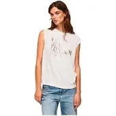 Pepe Jeans Lidia Mouwloos T-shirt