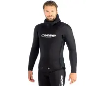 Cressi Spa Fisterra Lc 9 Mm Diving Jacket Zwart M Man