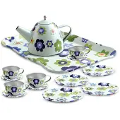 Giros Tea Set With 15 Accessories Transparant Kinderen