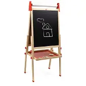 Eurekakids All-in-1 Wooden Easel Whiteboard Goud