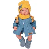 MuÑecas Guca Ana Classic Baby Reborn Blauw Kinderen