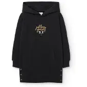 Boboli Fleece Flame Lang Mouw Jurk