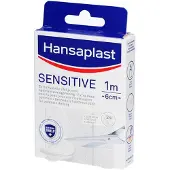 Hansaplast Sensitive 1m x 6cm 1 St Pleister