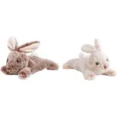Take Me Home Pluche Konijn Liggend 22 Centimeter Zand/Off white 660545