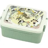 Peppi Pitkätossu Pippi Cirkus lunchbox 8x18,5 cm Groen-wit