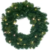 Intratuin Kerstkrans Winterberg Met LED Verlichting D 50 Cm