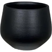 HS Potterie HS Bloempot Petra Zwart D 16 H 13 Cm