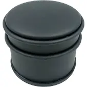 Gardalux Deurstopper | 8 cm x Ø 10 cm (Staal, Rubber, Zwart)