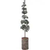 Intratuin Kunstkerstboom Lohko Op Houten Voet D 15 H 80 Cm