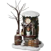 Intratuin Kerstdorpminiatuur Drank Kraam 9,5 X 9 X 13 Cm