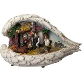 Intratuin Kerststal In Vleugels 14,3 X 14 X 21,3 Cm