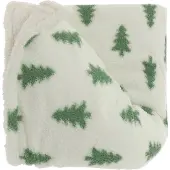 Unique living Plaid Holly Wit 130 X 160 X 10 Cm