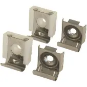 Sub 146 spiegel klemmen set 4-delig licht model, rvs