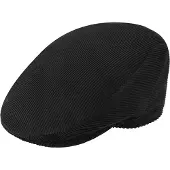 Fiebig Flatcap met voering, Flatcap Corduroy zwart maat 58