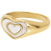 Ixxxi Fame Ring Lovina White | Goud