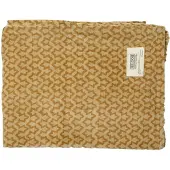 Mrs. Bloom - Fluwelen plaid 'Elena' (130cm x 170cm, Gember)