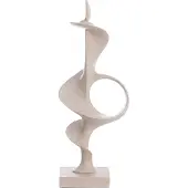 Light & Living ornament LOVINAC van kunststof taupe – 19x16x47 cm