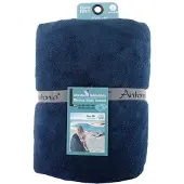 Antonio Strandlaken microvezel - grote handdoek 80x160 cm – Knuffelzachte sneldrogende badhanddoek - Blauw