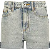 Vingino Korte broek high waist Dewi Meisjes Blauw 116